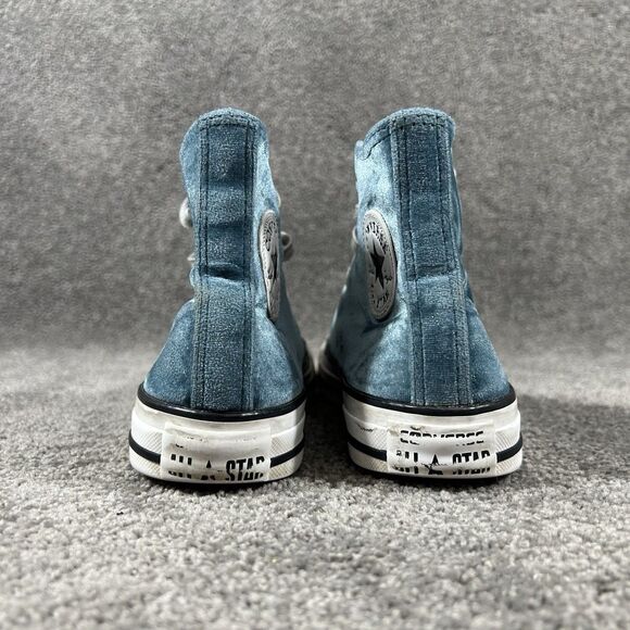 Converse Chuck Taylor All Star Hi 557928F Women’s Size 7 Teal Velvet Skate Shoes - Picture 7 of 12